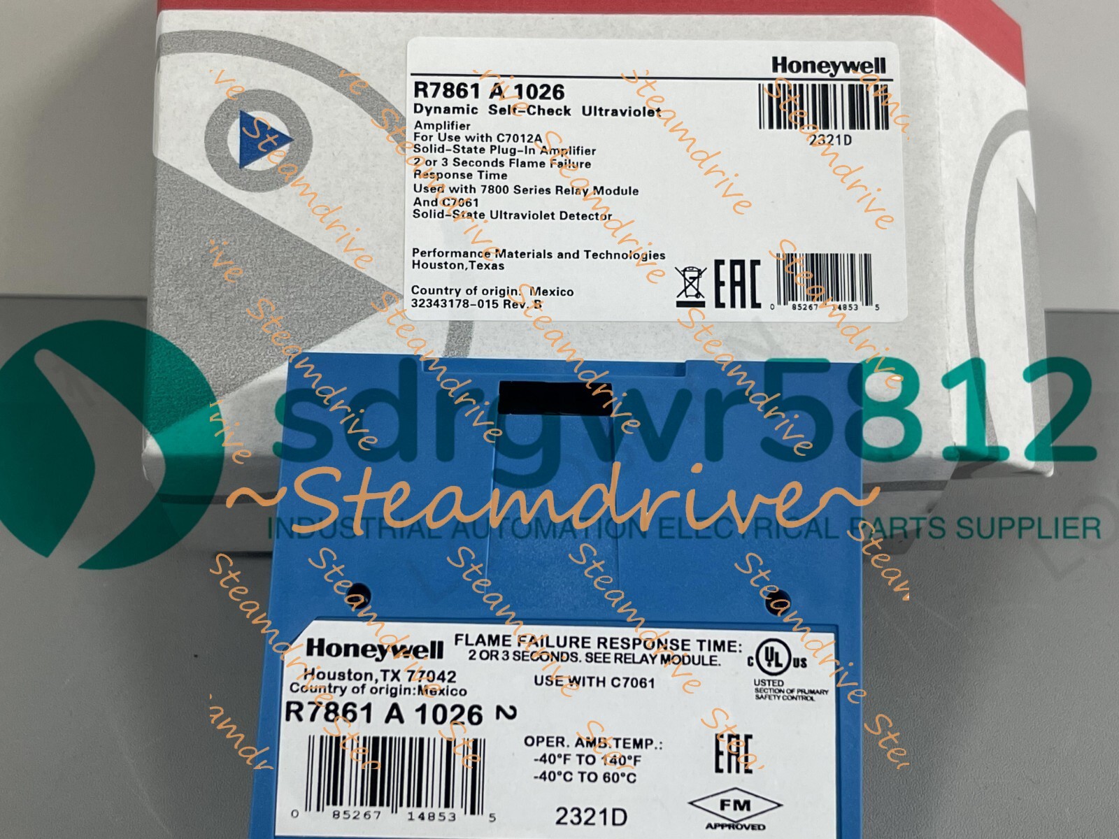 New Genuine HONEYWELL R7861A1026 Ultraviolet Flame Amplifier In Box