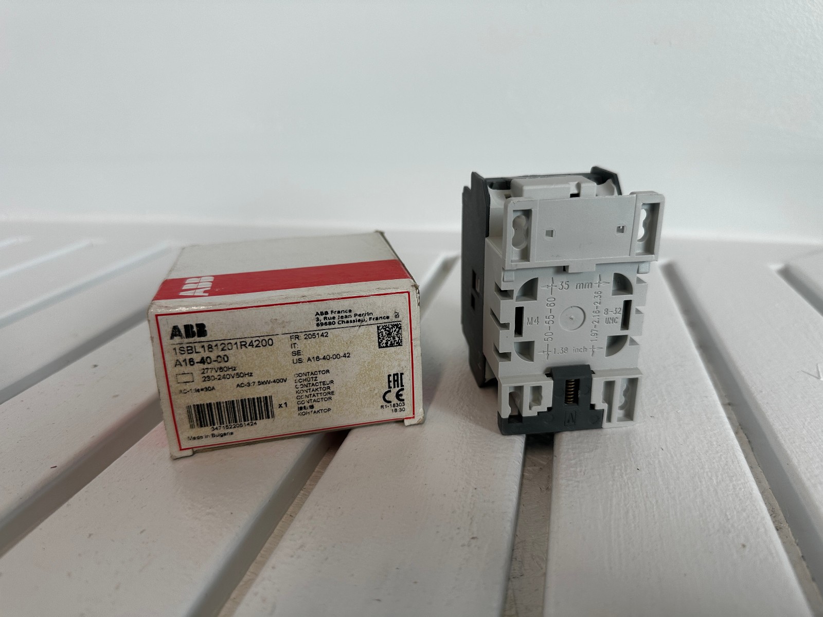 LOT of 3 – New ABB Contactor A16-40-00 110V~120V IN BOX – FREE SHIPPING