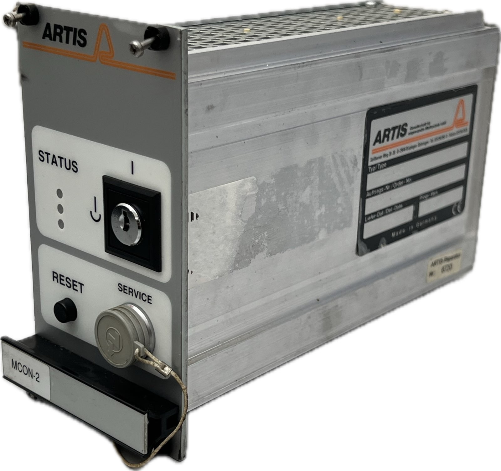 Artis monitoring module MCON-2 monitoring module MCON version V 5.05 control module