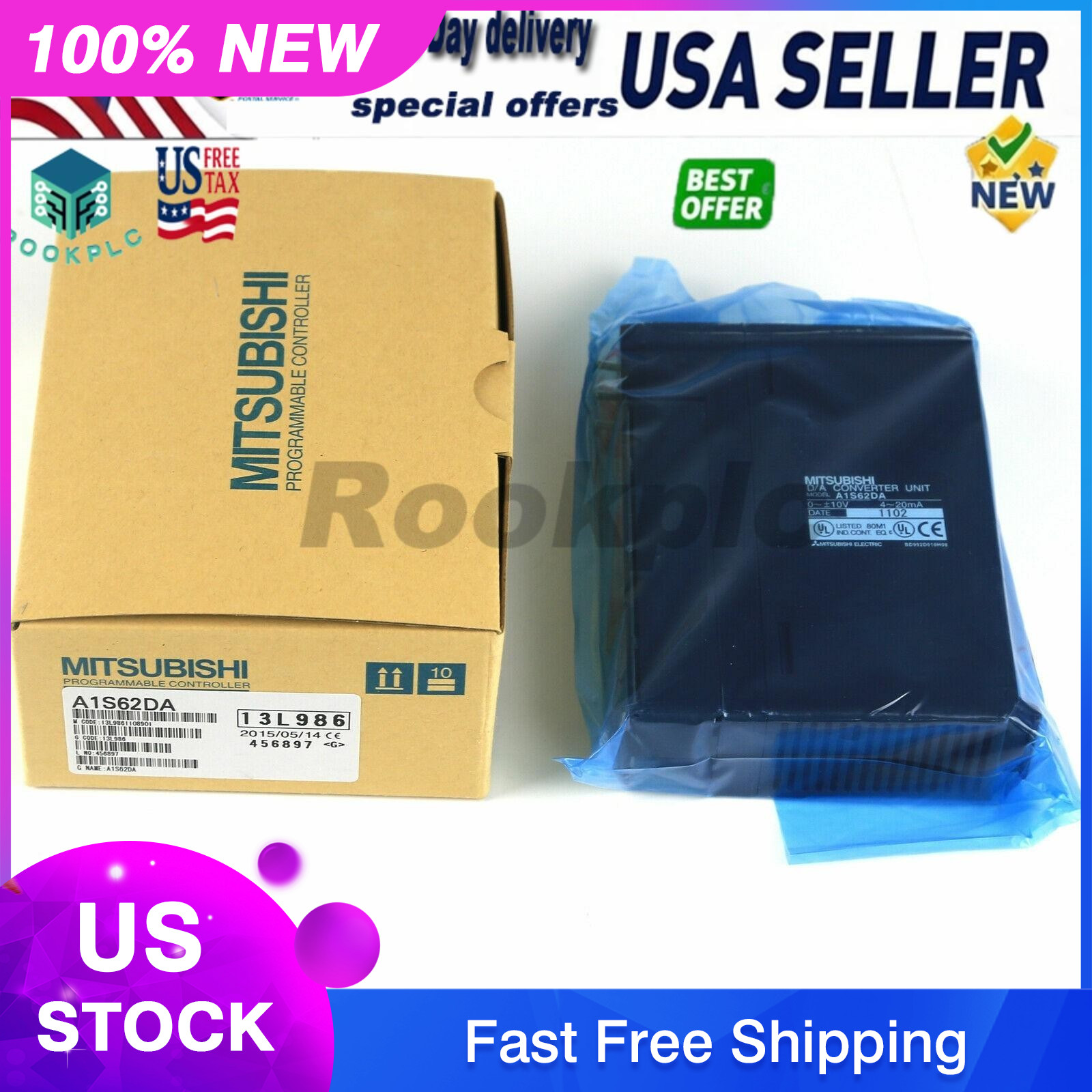 A1S62DA New Sealed Mitsubishi PLC Module A1S62DA