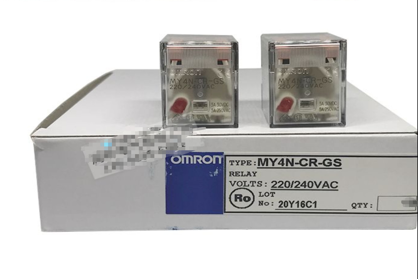 1 PCS NEW OMRON MY4N-CR-GS AC220/240 Free Shipping