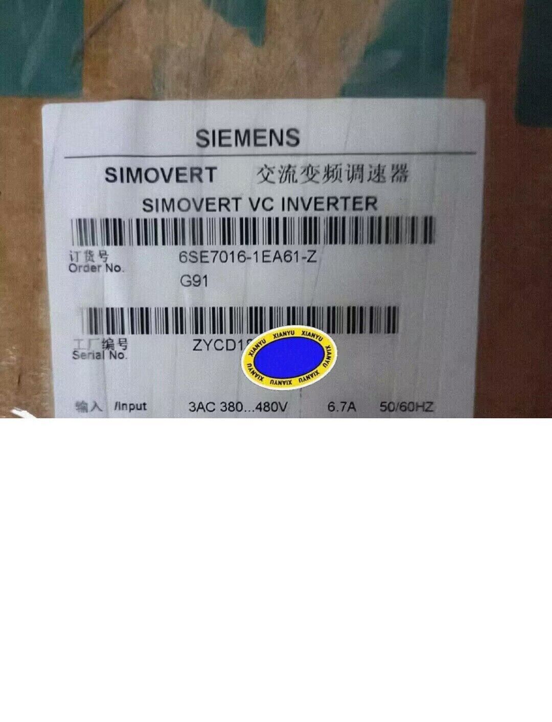 6SE7 016-1EA61-Z NEW SIEMENS 6SE7016-1EA61-Z CONTROL CONVERTER COMPACT UNIT