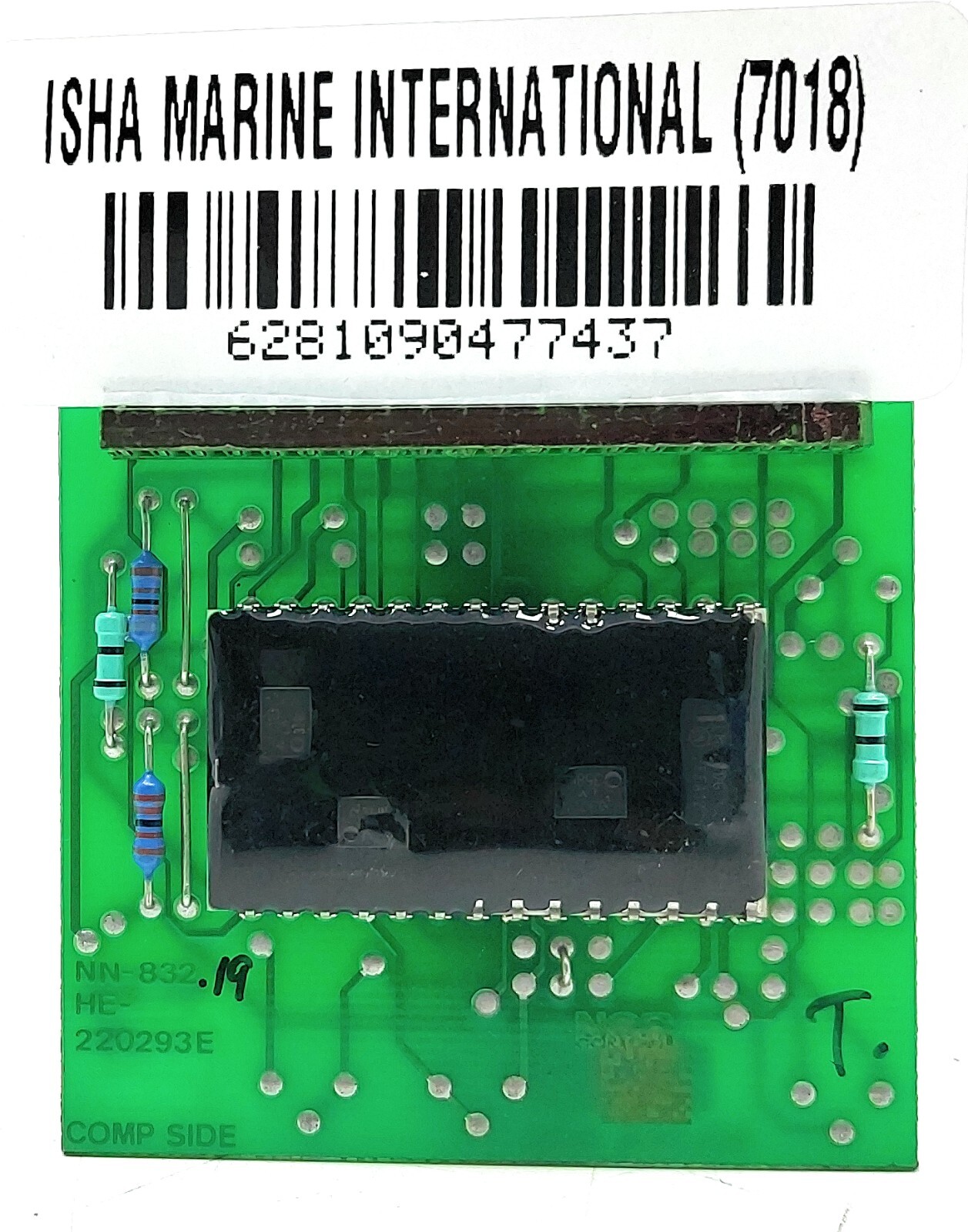 Nor Control HE-220293E Solder Side Analog Input Adaptor PCB Card