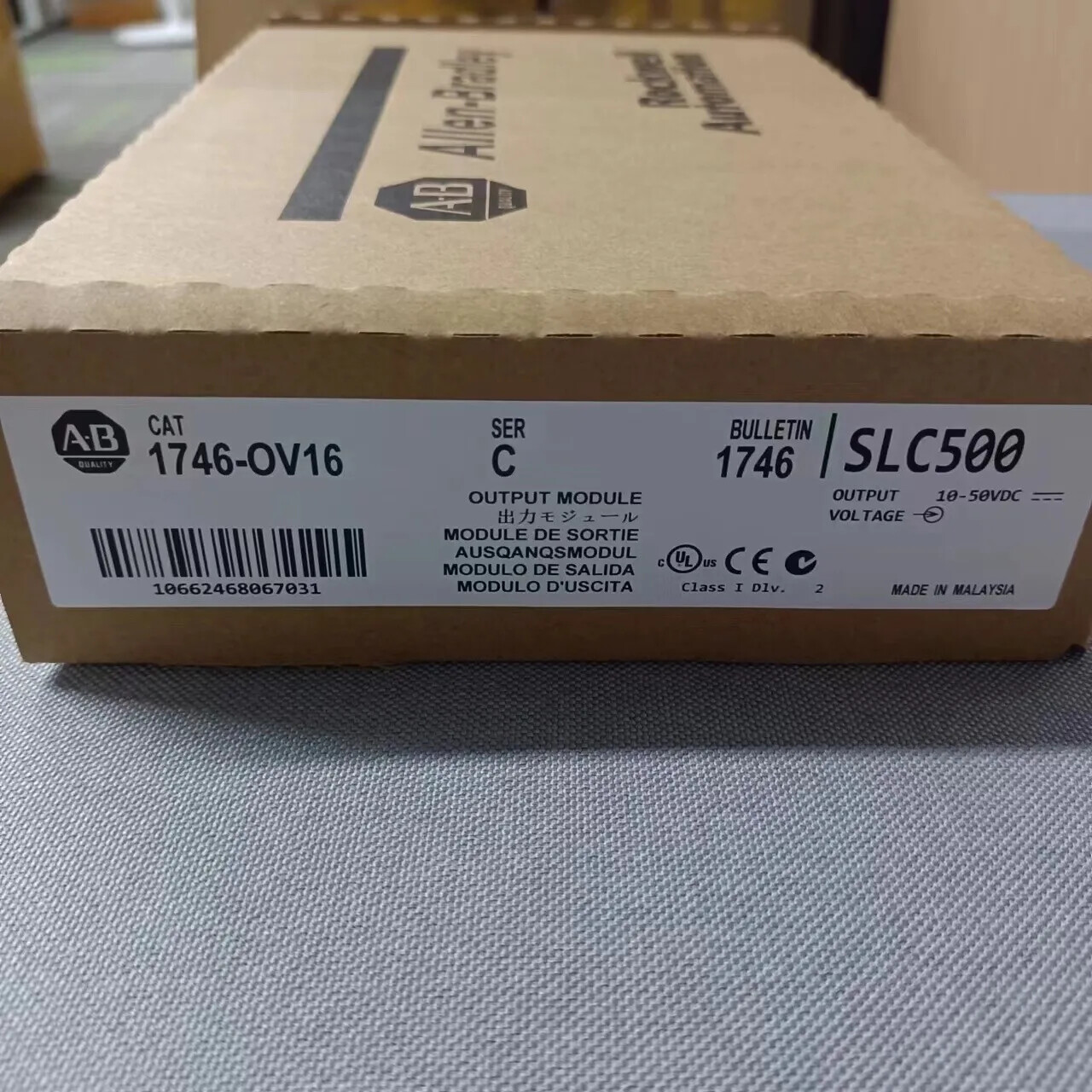 New Sealed Allen Bradley 1746-OV16 SER C SLC 500 Output Module AB 1746 OV16