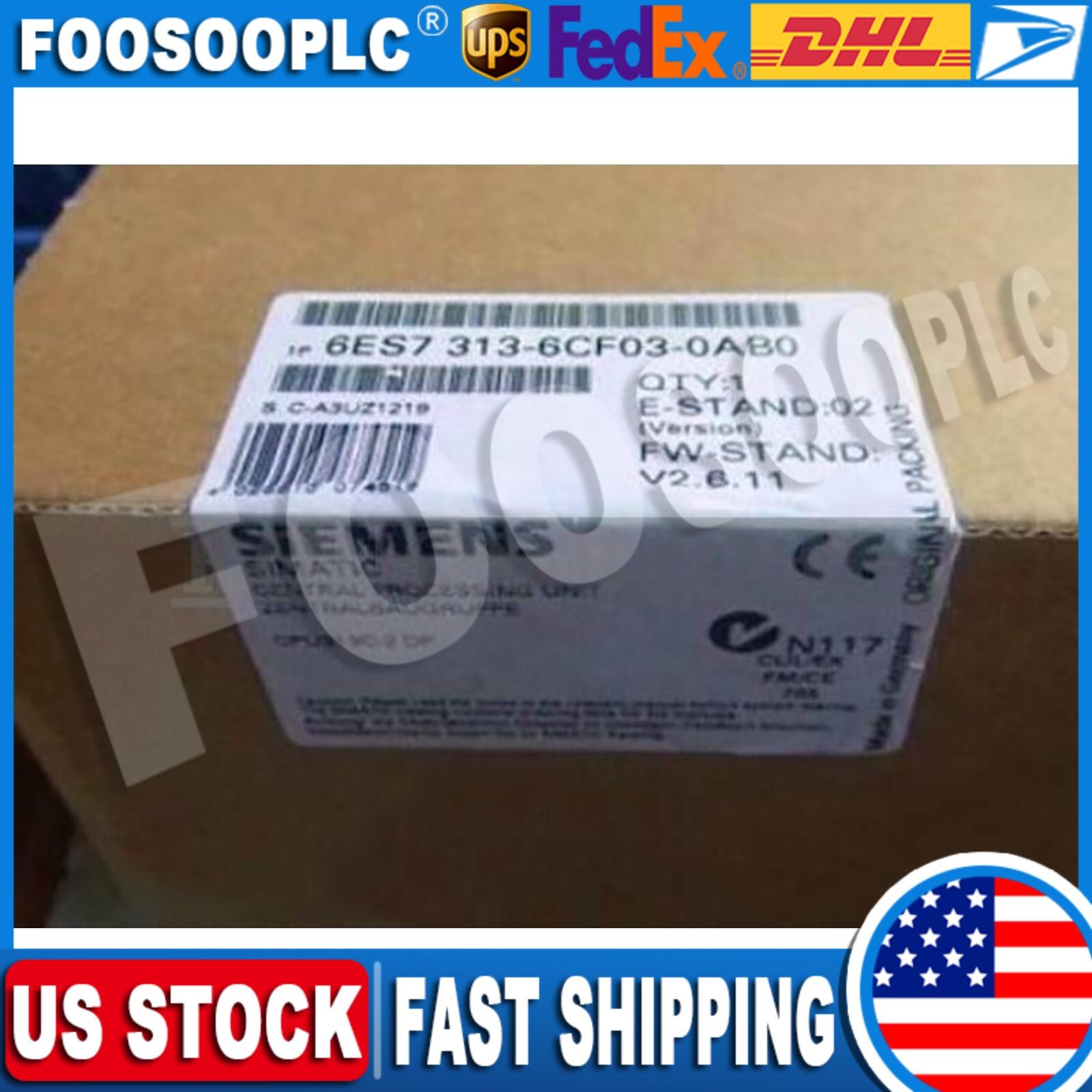 1PC 6ES7313-6CF03-0AB0 6ES7 313-6CF03-0AB0 Siemens New