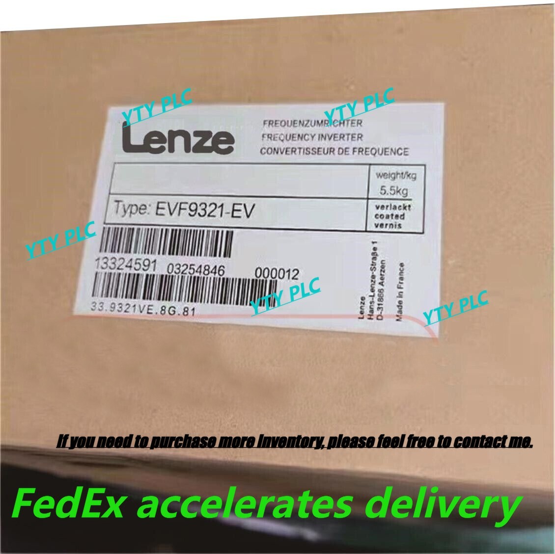 EVF9321-EV IPCS New Sealed Original Lenze EVF9321-EV Servo Inverter
