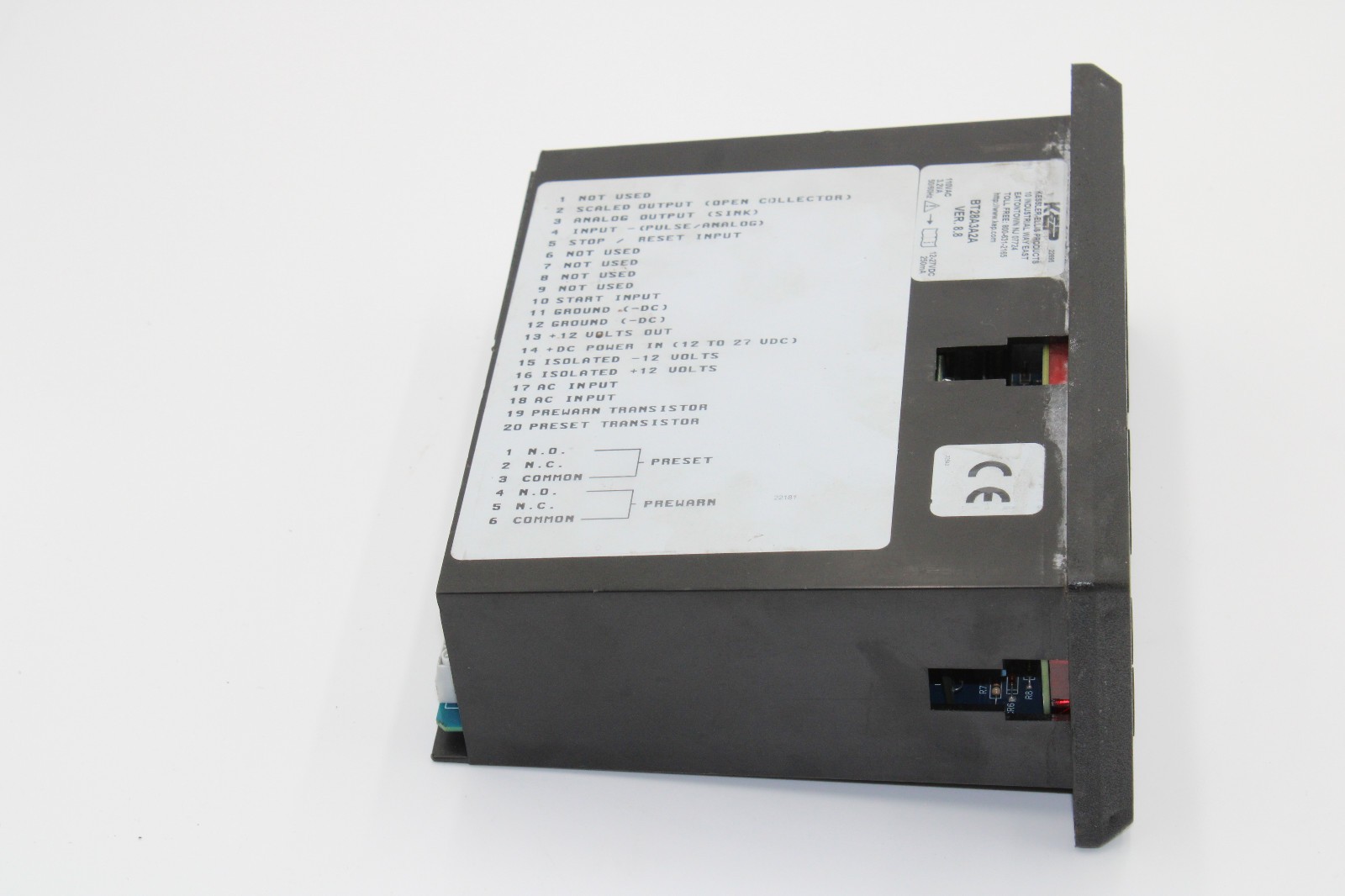 Kessler-Ellis KEP Batchtrol II BT28A3A2A BT2 Programmable Batch Controller