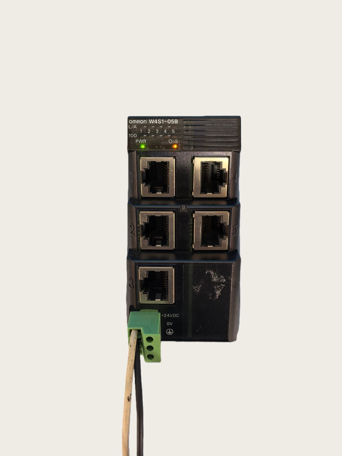 1PC USED OMRON W4S1-05B SWITCHING HUB