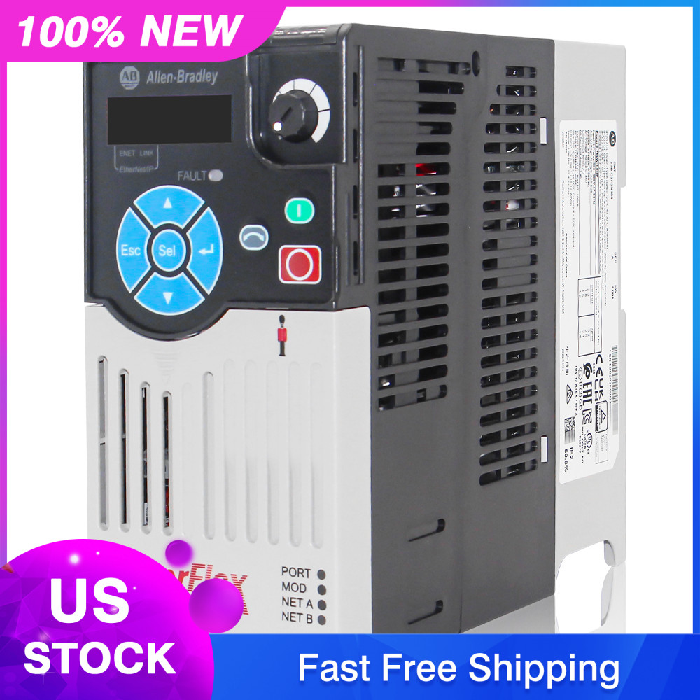 New Allen-Bradley 25B-D2P3N104 PowerFlex 525 0.75kW (1Hp) AC Drive 3 Phase