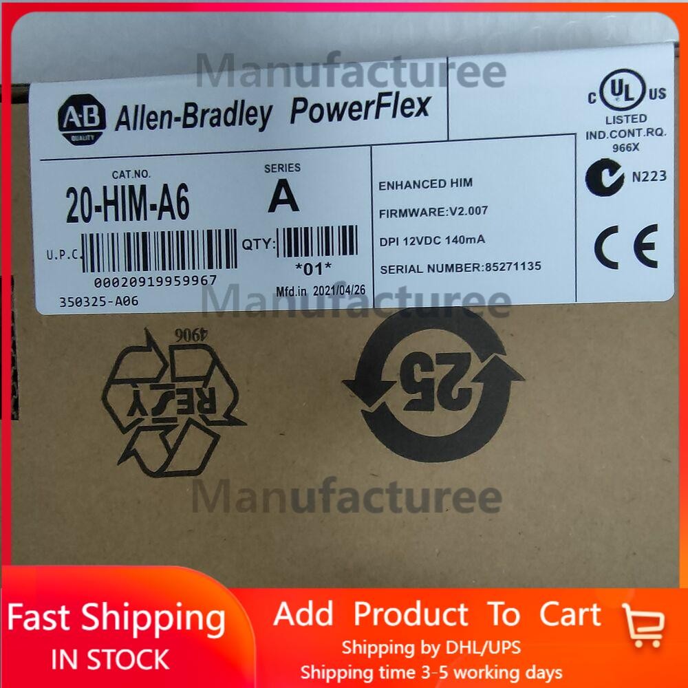 AB 20-HIM-A6 PoweFlex Enhanced HIM FW V2.007 12VFC New Sealed US Free Tax
