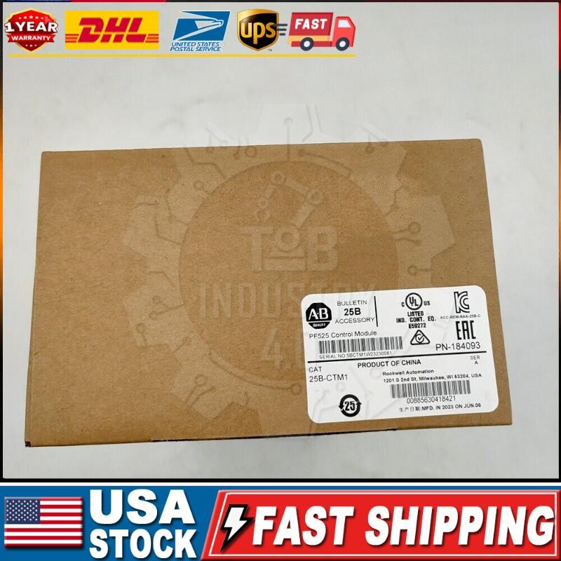 25B-CTM1 PowerFlex 525 Control Module New AB Factory Original Sealed Box 25BCTM1
