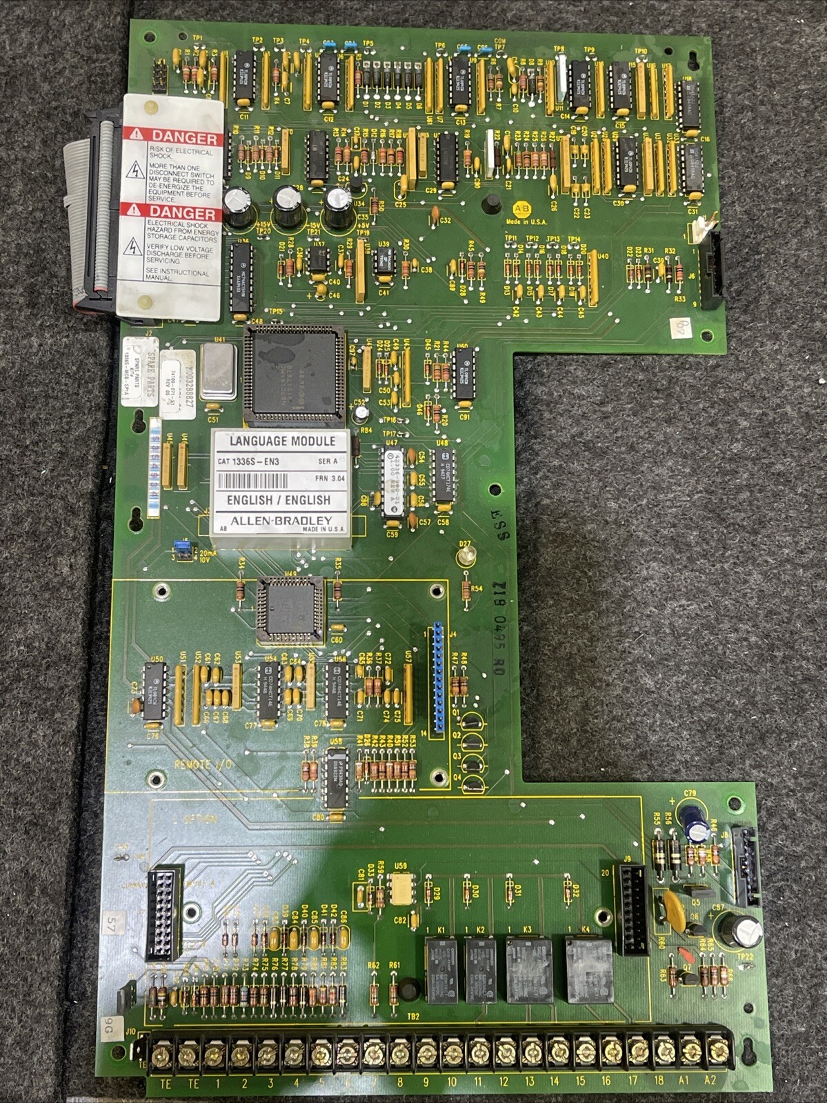 ALLEN BRADLEY 1336S-MCB-SP1 MAIN CONTROL PCB 1336SMCBSP1 REV. G