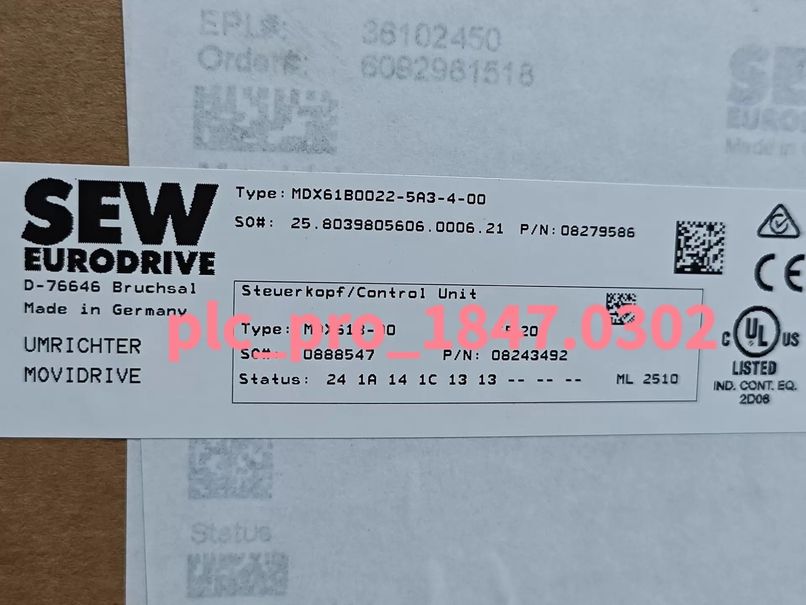 1PCS Brand New Sew MDX61B0022-5A3-4-00 Inverter Drive Fast shipment