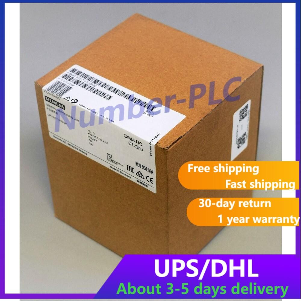 New Siemens 6ES7 315-7TJ10-0AB0 6ES7315-7TJ10-0AB0 S7-300 CPU 315T-3 PN/DP