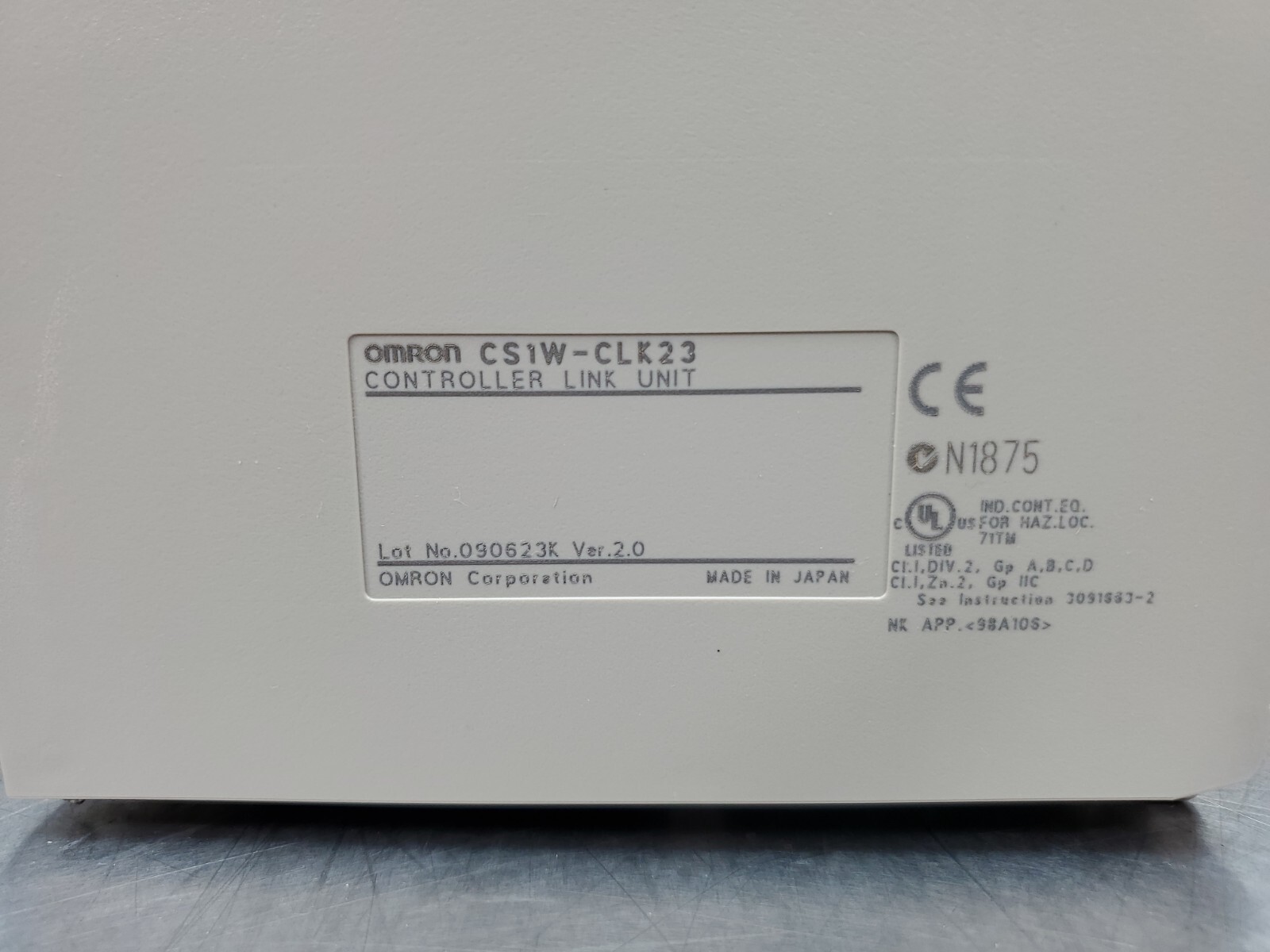 Omron CS1W-CLK23 Ver 2.0 Controller Link Unit. 3C-17