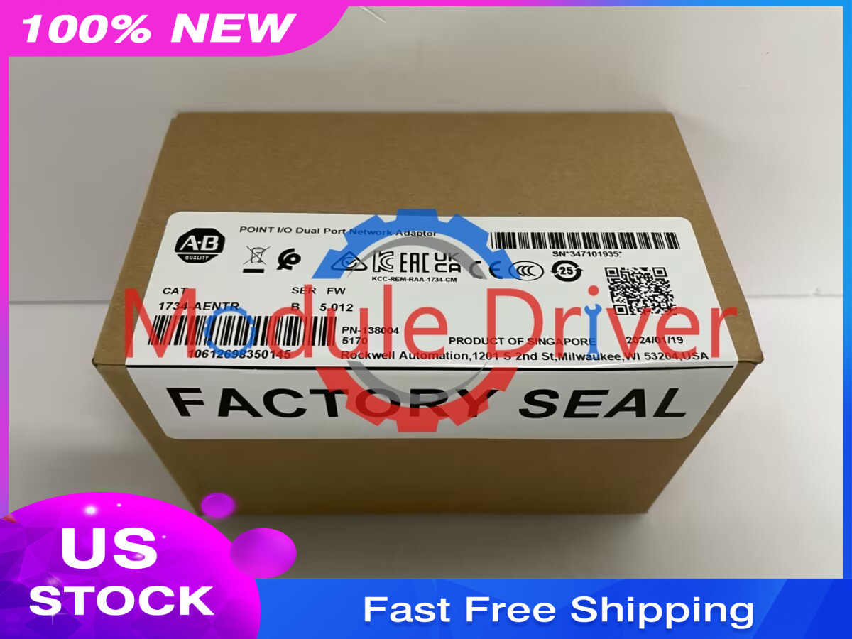 Allen-Bradley 1734-AENTR AB Point I/O Dual Port Adaptor Module New Sealed