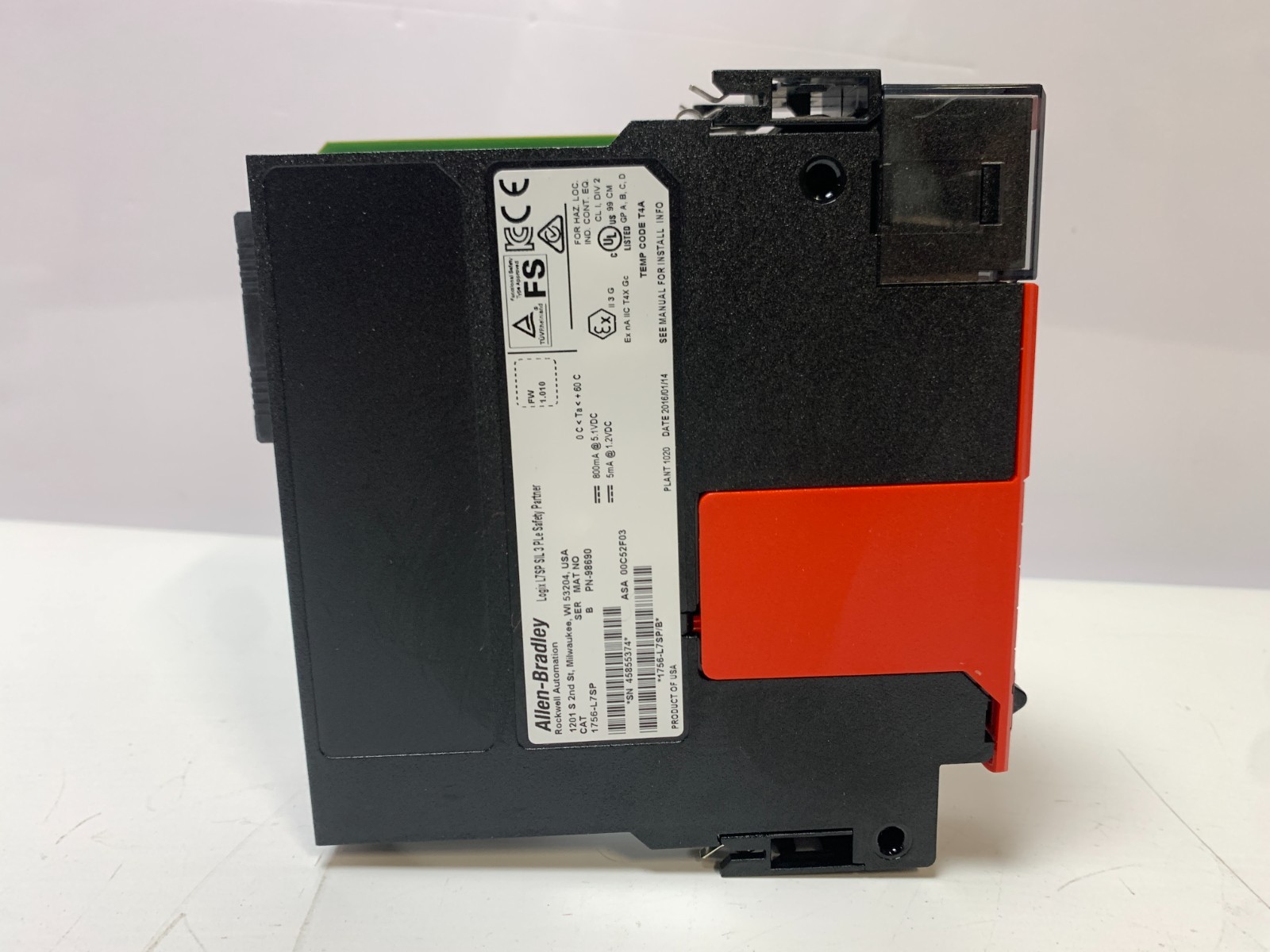 Nice! Allen-Bradley 1756-L7SP ControlLogix GuardLogix Safety Partner Controller