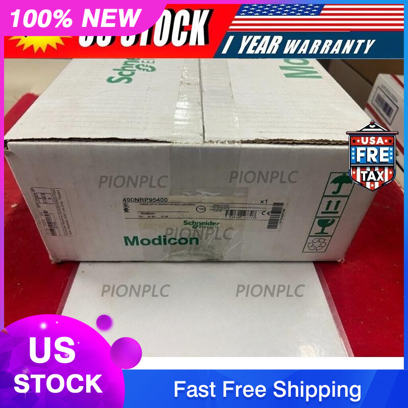 SND 490NRP95400 Modicon Fiber Line Drop Repeater 490-NRP-954-00 US Free TAX