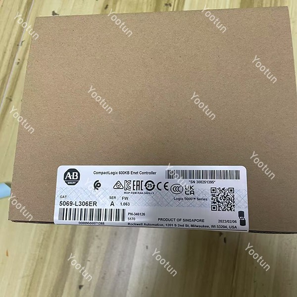 Original Allen-Bradley 5069-L306ER Compact PLC CPU For Automation Equipment