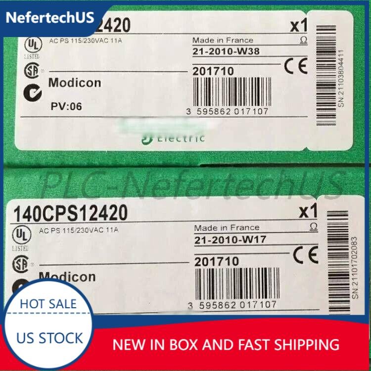 Schneider Electric 140CPS12420 Modicon 140CPS12420 NEW 1pcs