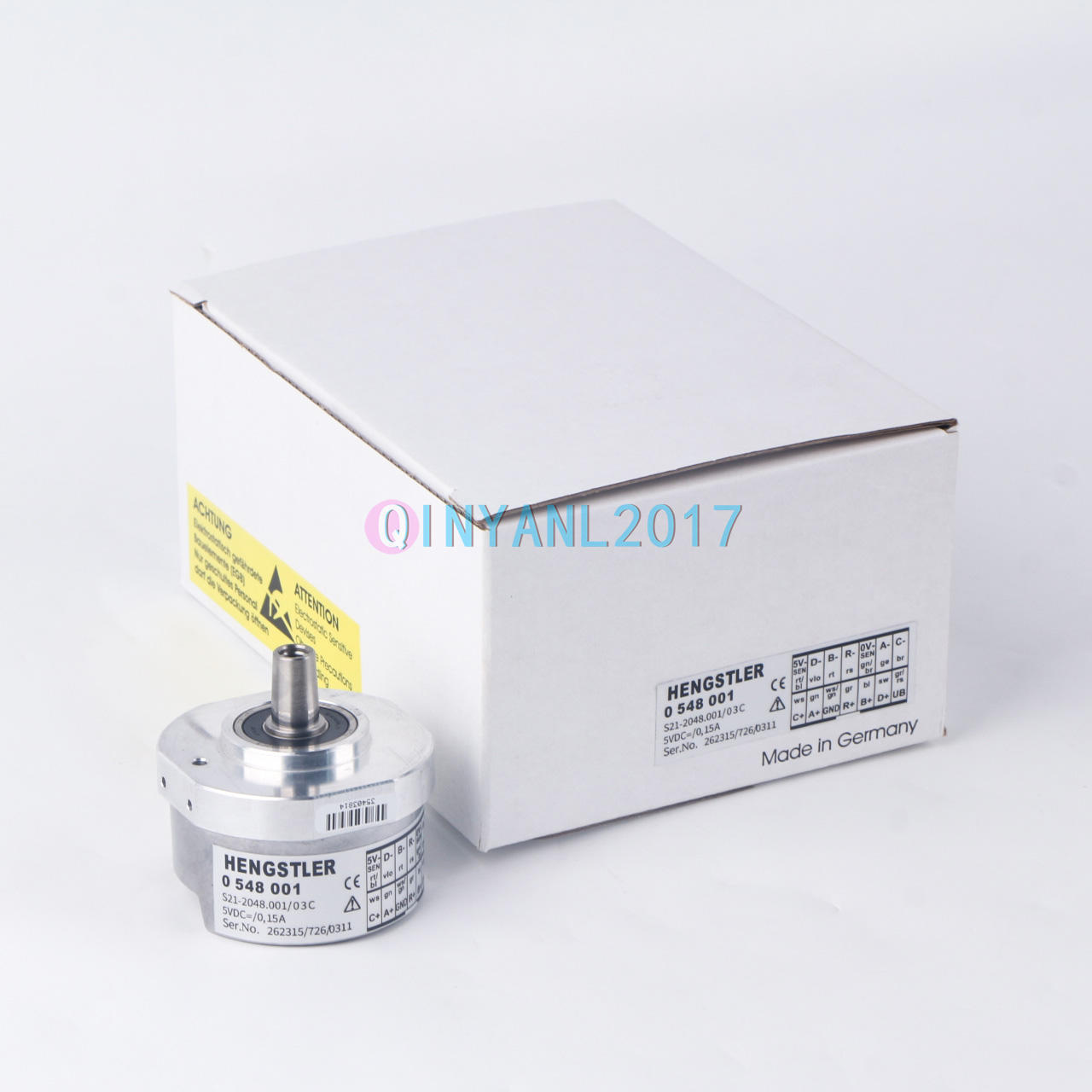 1PCS New HENGSTLER 0548001 0 548 001 S21-2048.001/03C 5VDC 0.15A ENCODER