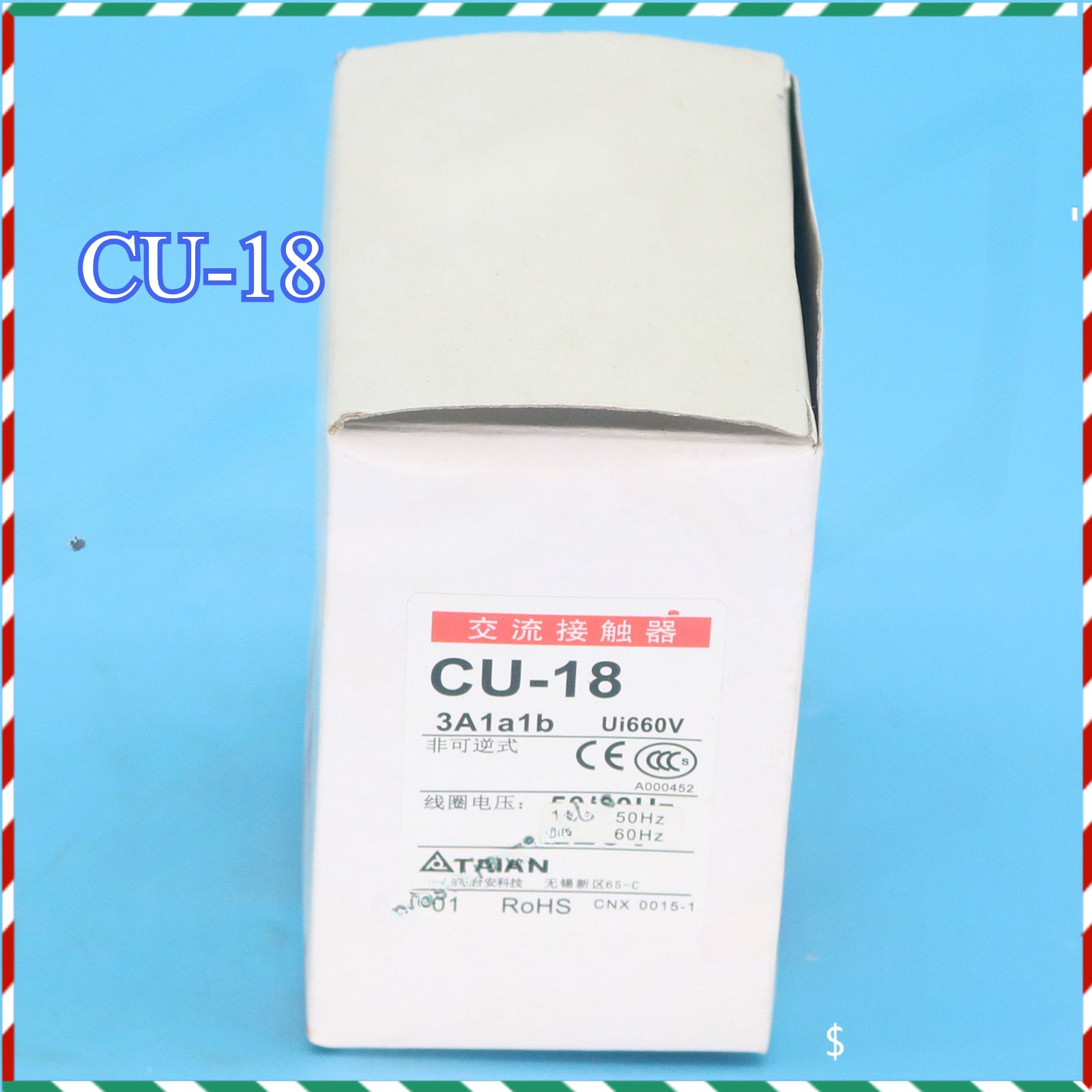 1PCS NEW For TECO CU-18 110V AC contactor Fast delivery in box