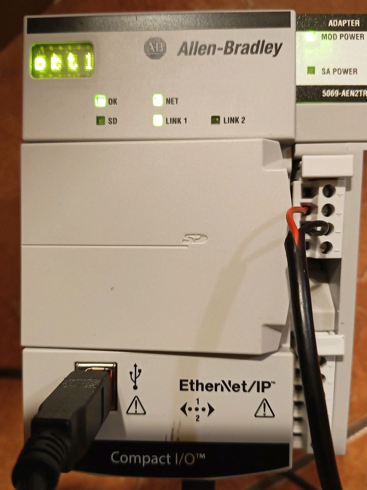 Allen Bradley 5069-AEN2TR Compact I/O Logix 5000 EtherNet/IP Adapter Module