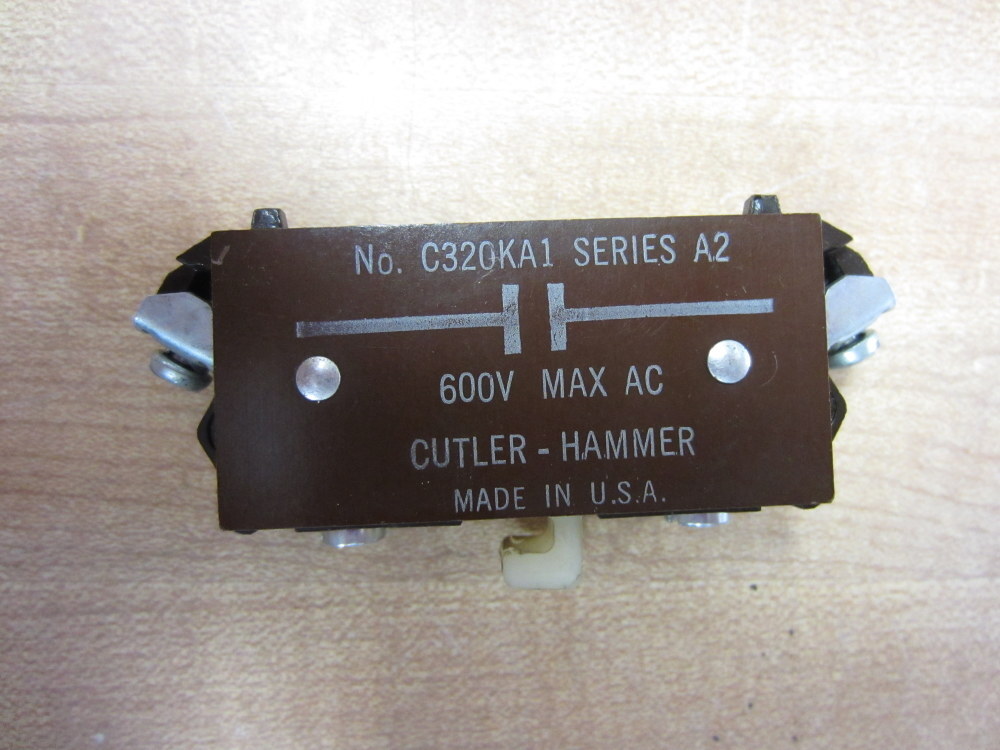 Cutler Hammer C320KA1 Eaton Auxiliary Contact (Pack of 3)