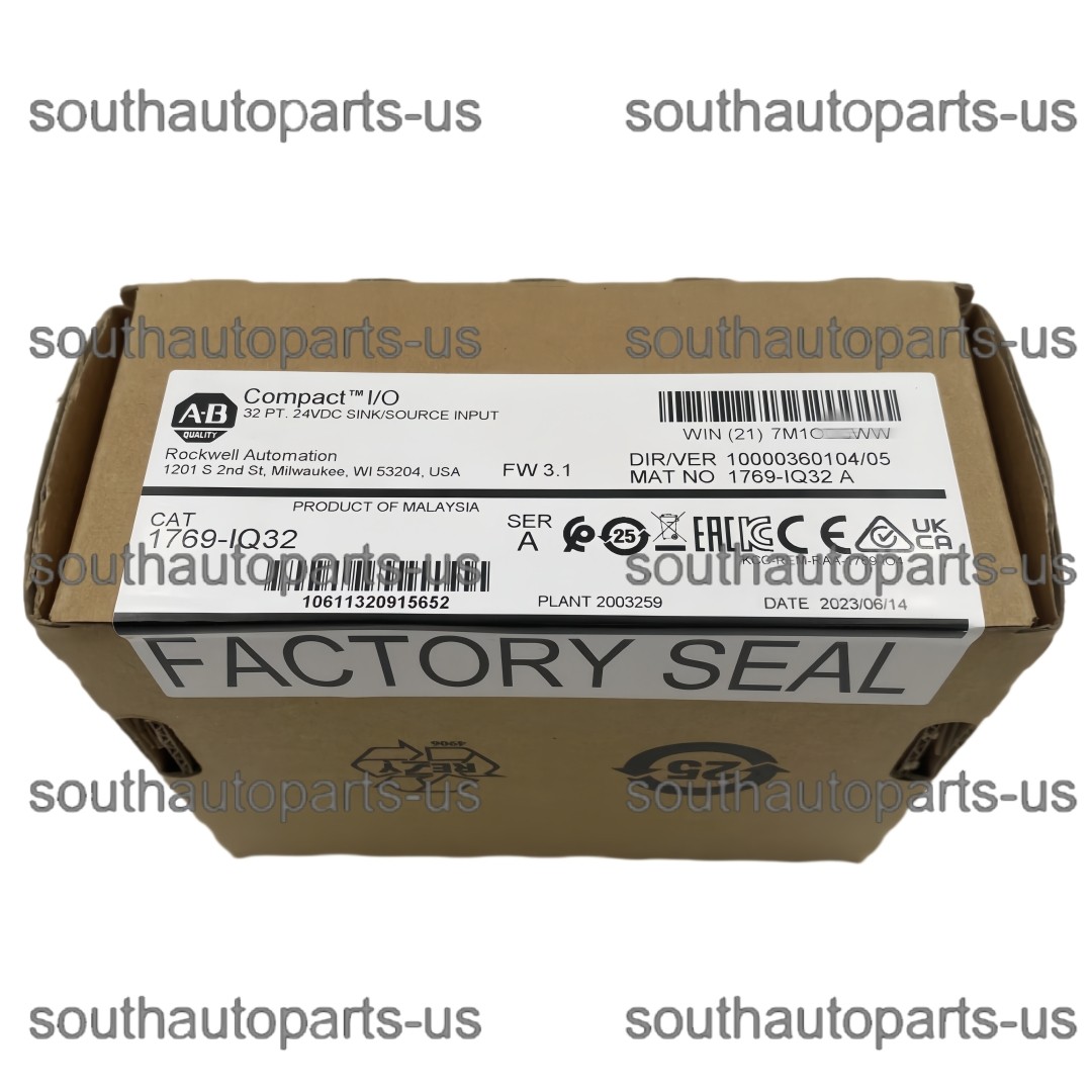 New Factory Sealed AB 1769-IQ32T SER A Compact I/O 32Pt 24VDC Input Module