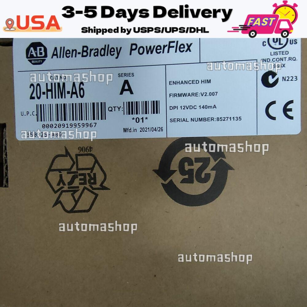 AB 20-HIM-A6 PoweFlex Enhanced HIM FW V2.007 12VFC New Sealed US Free Tax
