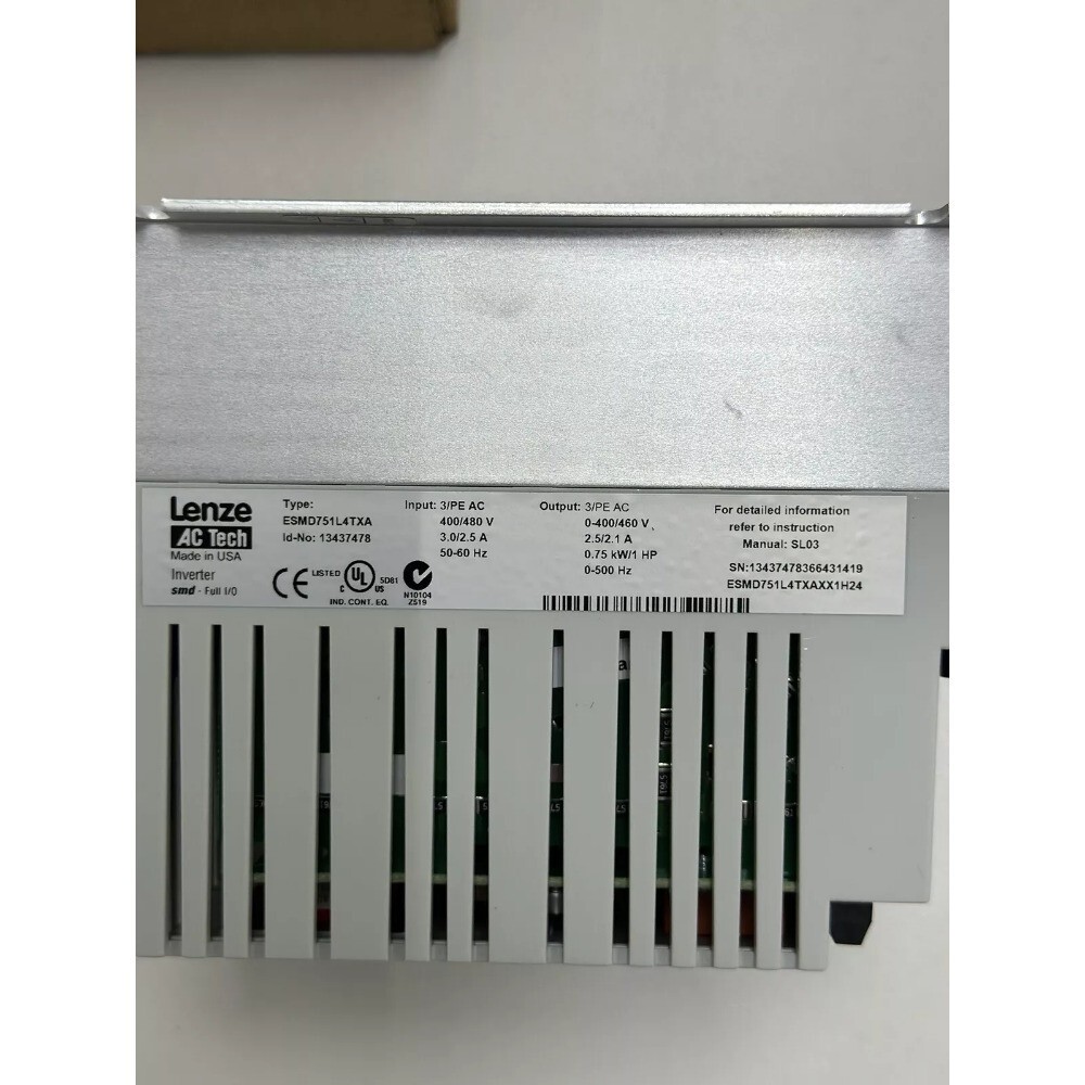 NEW LENZE frequency converter ESMD751L4TXA 380V 0.75KW 1PC
