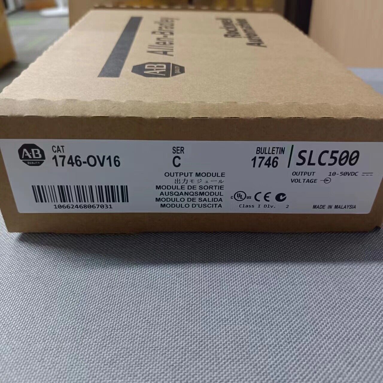 New Sealed Allen Bradley 1746-OV16 SER C SLC 500 Output Module AB 1746 OV16