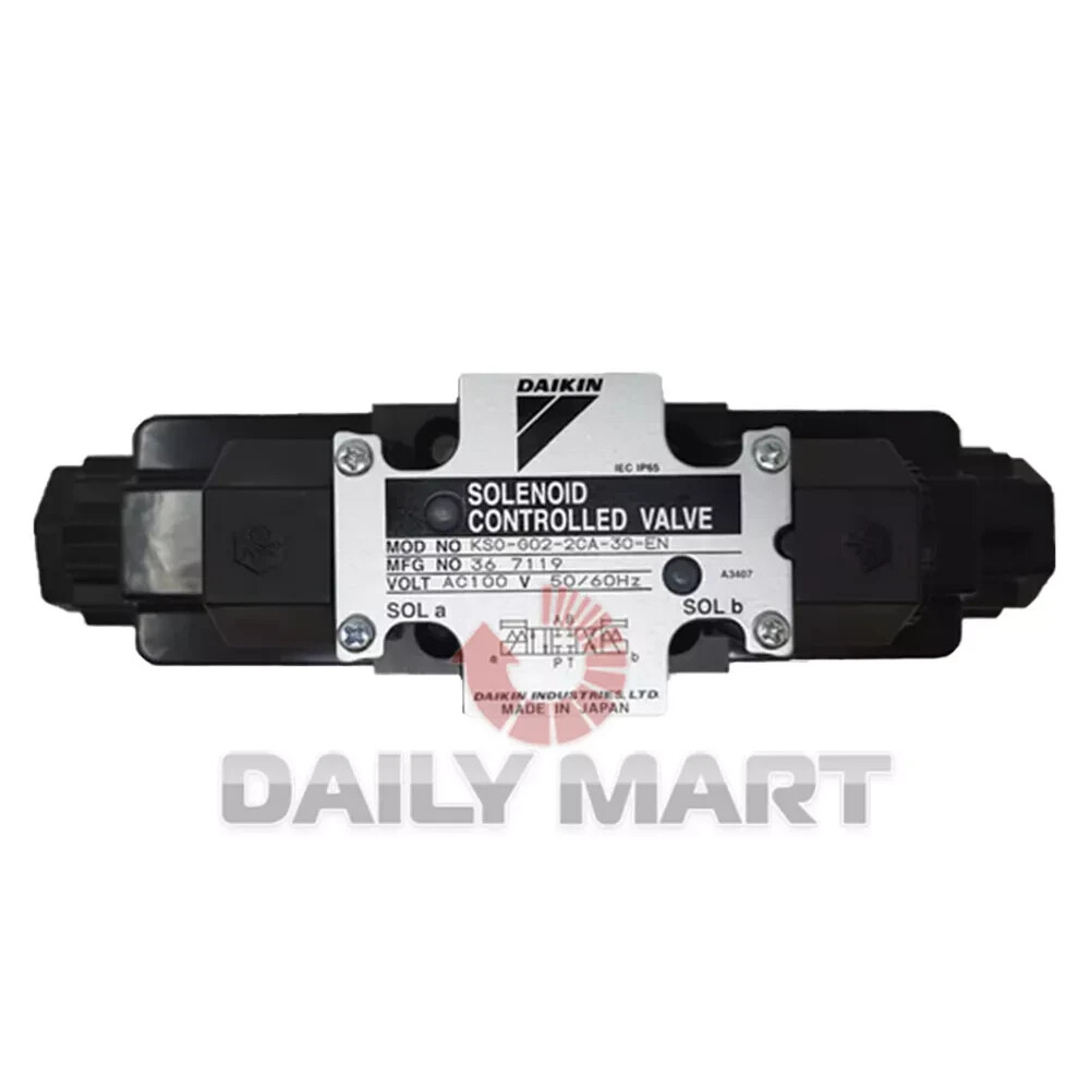 New In Box DAIKIN KSO-G02-2CA-30-EN Solenoid Controlled Valve #Z