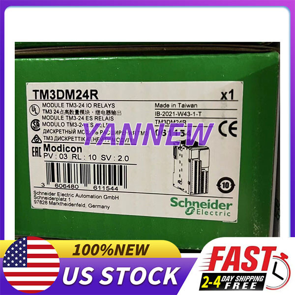 Schneider 1PC TM3DM24R PLC Module New In Box Expedited Shipping