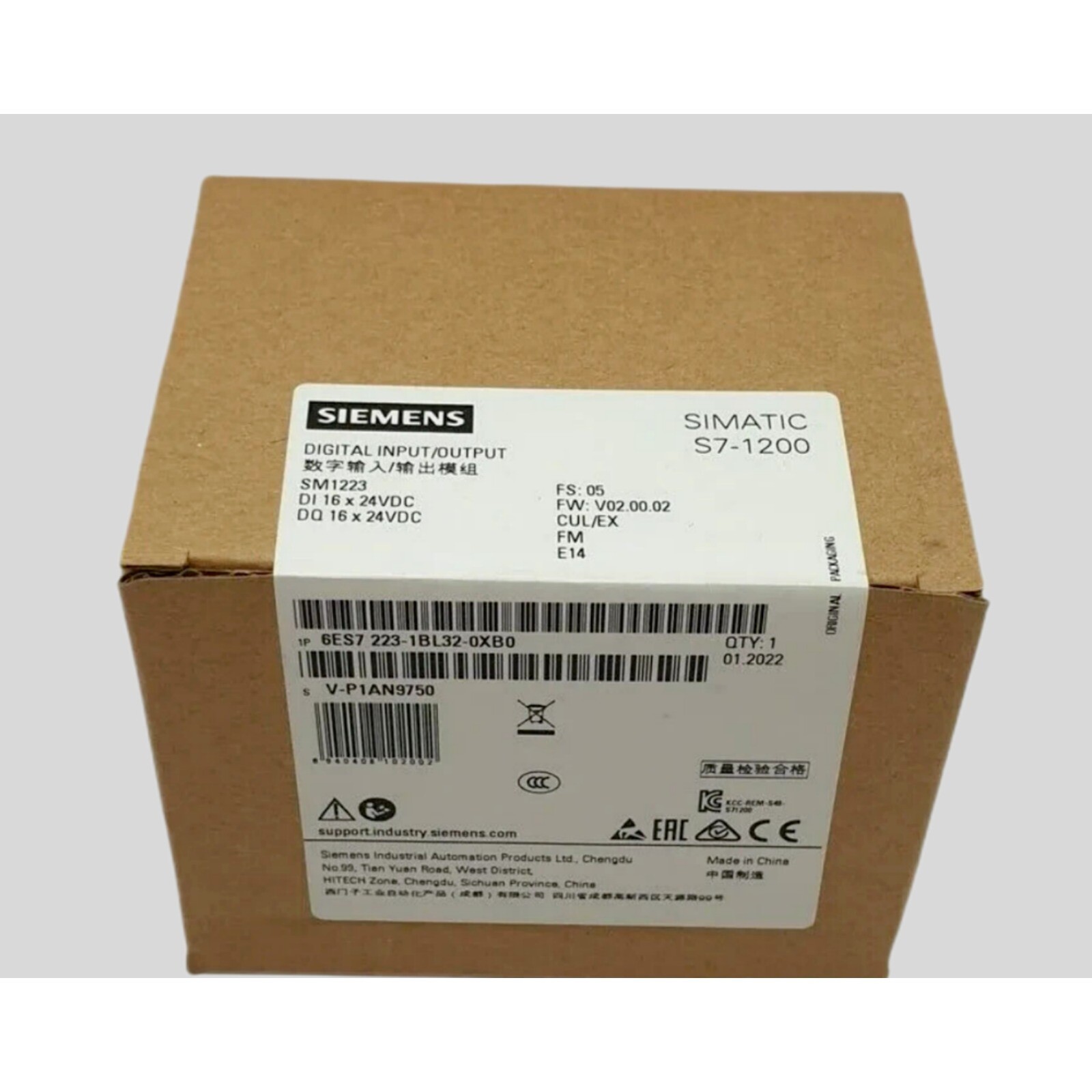New Siemens 6ES7223-1BL32-0XB0 6ES7 223-1BL32-0XB0 S7-1200 Digital I/O SM 1223