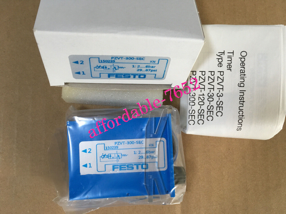 New PZVT-300-SEC FESTO PZVT300SEC Timer 150239 DHL or FedEx