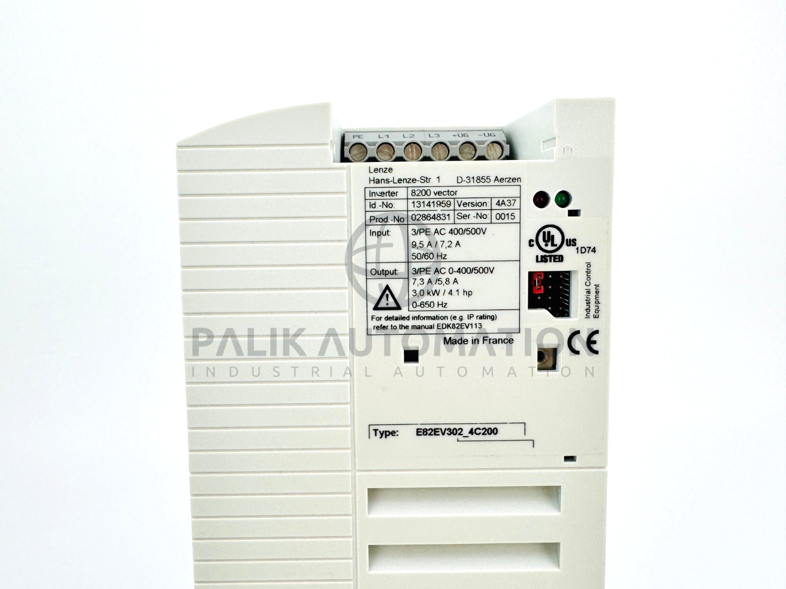 LENZE E82EV302K4C200 E82EV302_4C200 INVERTER 8200 SERIES 3.0kW 13141959 NEW