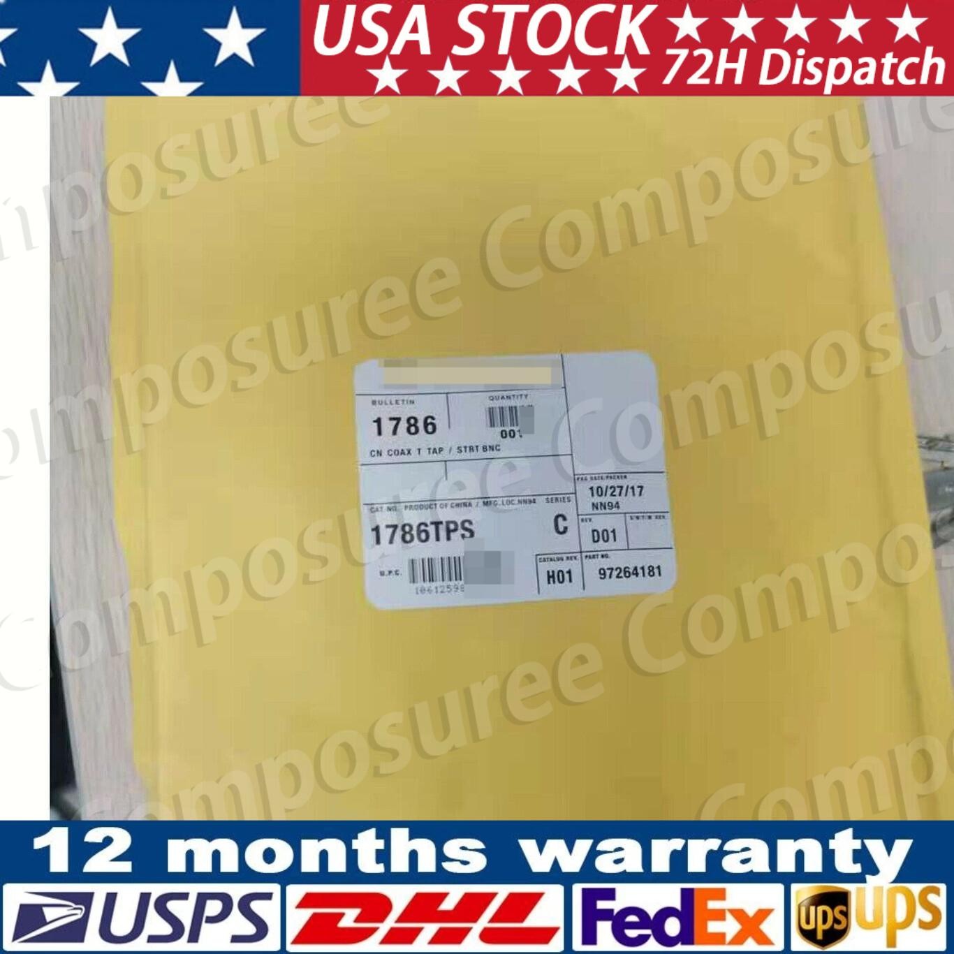 1786-TPS CONTROLNET COAX TAP CONNECTOR CABLE kit NEW IN BOX Spot Goods