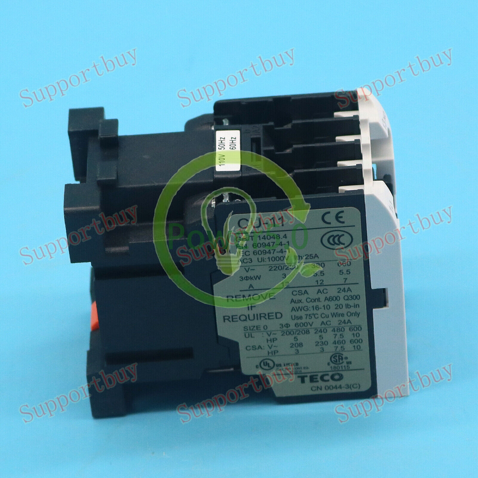 New CU-11 110V For TECO Taian AC contactor Free Shipping~