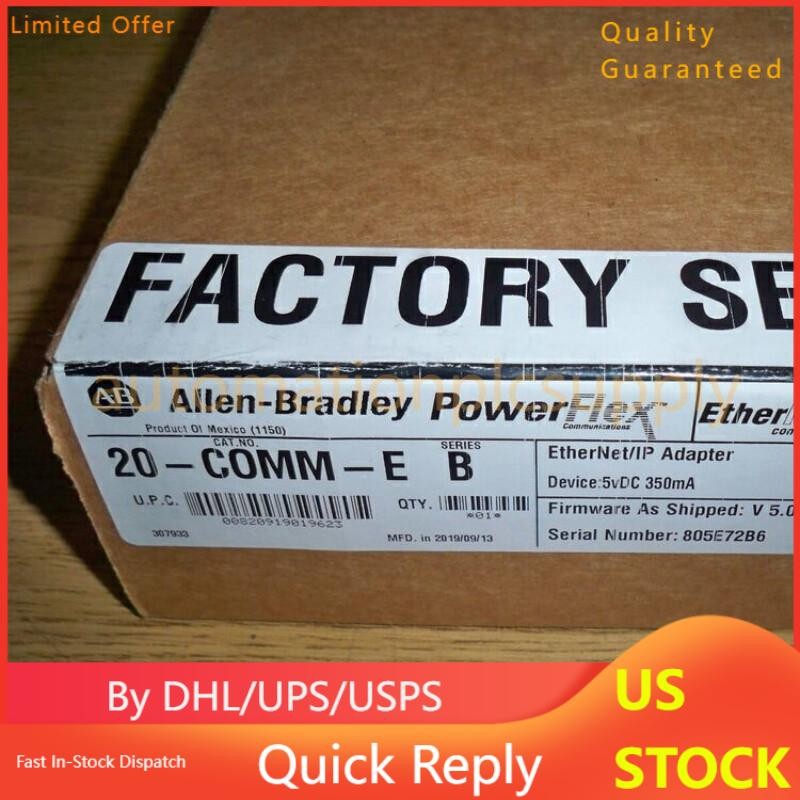 20-COMM-E Allen Bradley EtherNet/IP Adapter Series B Sealed 20COMME US Free Tax