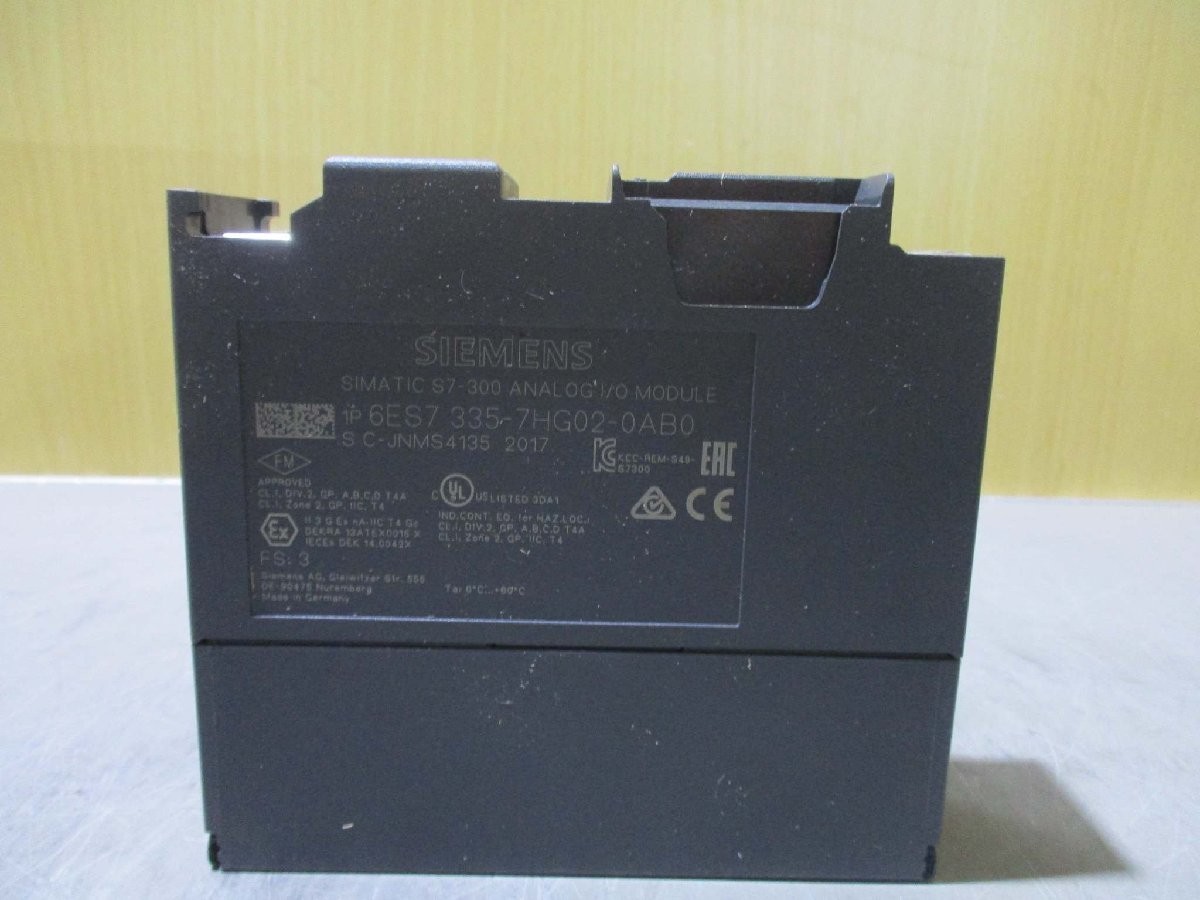 Siemens 6ES7335-7HG02-0AB0 PLC Module US Free TAX New Old Stock