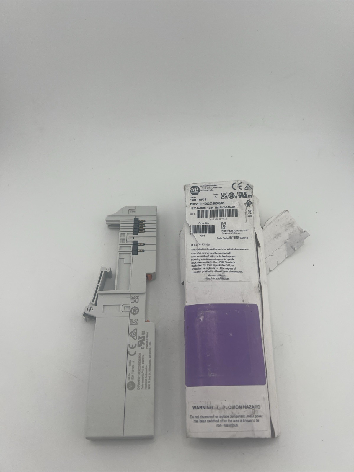 Allen Bradley 1734-TOP3S POINT I/O Terminal Base New