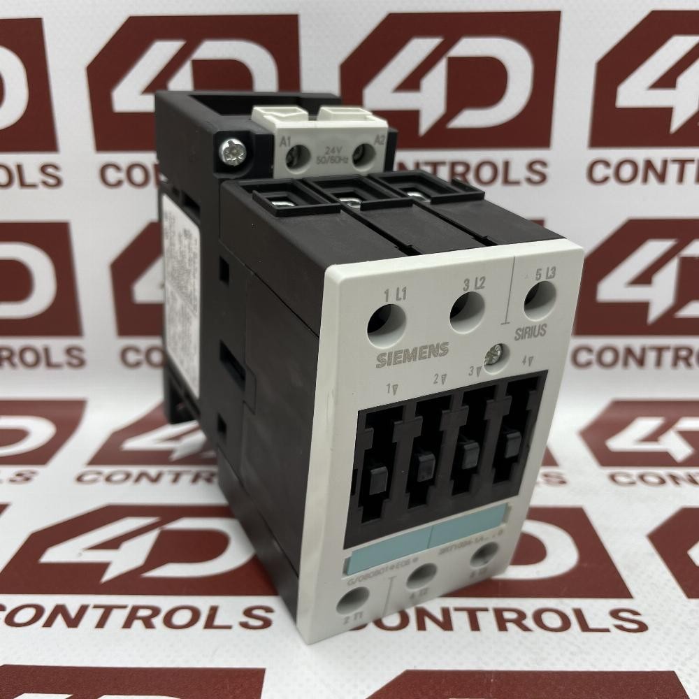 3RT1034-1AC20 | Siemens | Contactor, 32A, 24VAC Coil, 3 Pole, Used