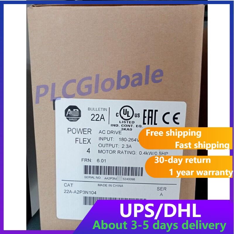 Allen-Bradley 22A-A2P3N104 POWERFLEX 4 22AA2P3N104 US Free Tax