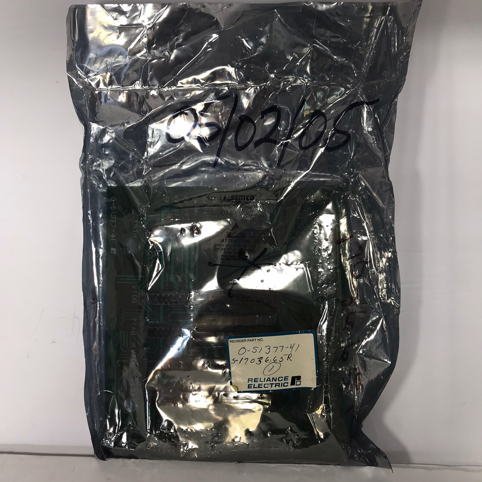 Reliance Electric Circuit Board 0-51377-41 Static Sealed No Box NEW