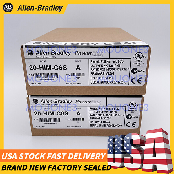 Brand New ALLEN BRADLEY 20-HIM-C6S Panel Mount LCD HIM Fast Shipping
