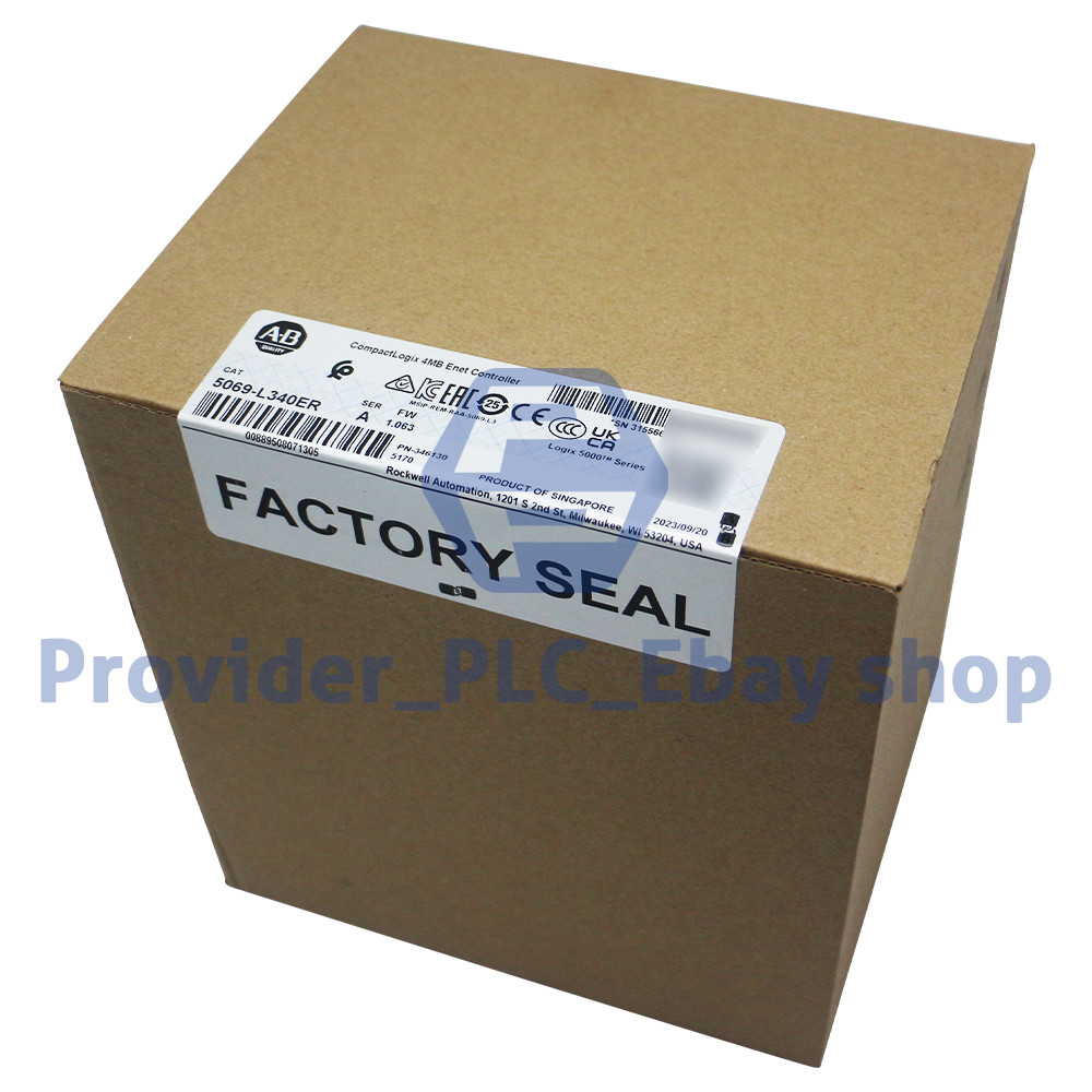 New Allen Bradley 5069-L340ER CompactLogix Enet Controller 4 MB User Memory
