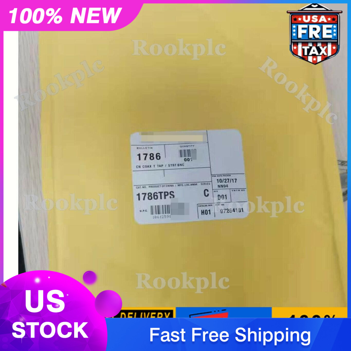 1786-TPS CONTROLNET COAX TAP CONNECTOR CABLE kit NEW IN BOX Spot Goods