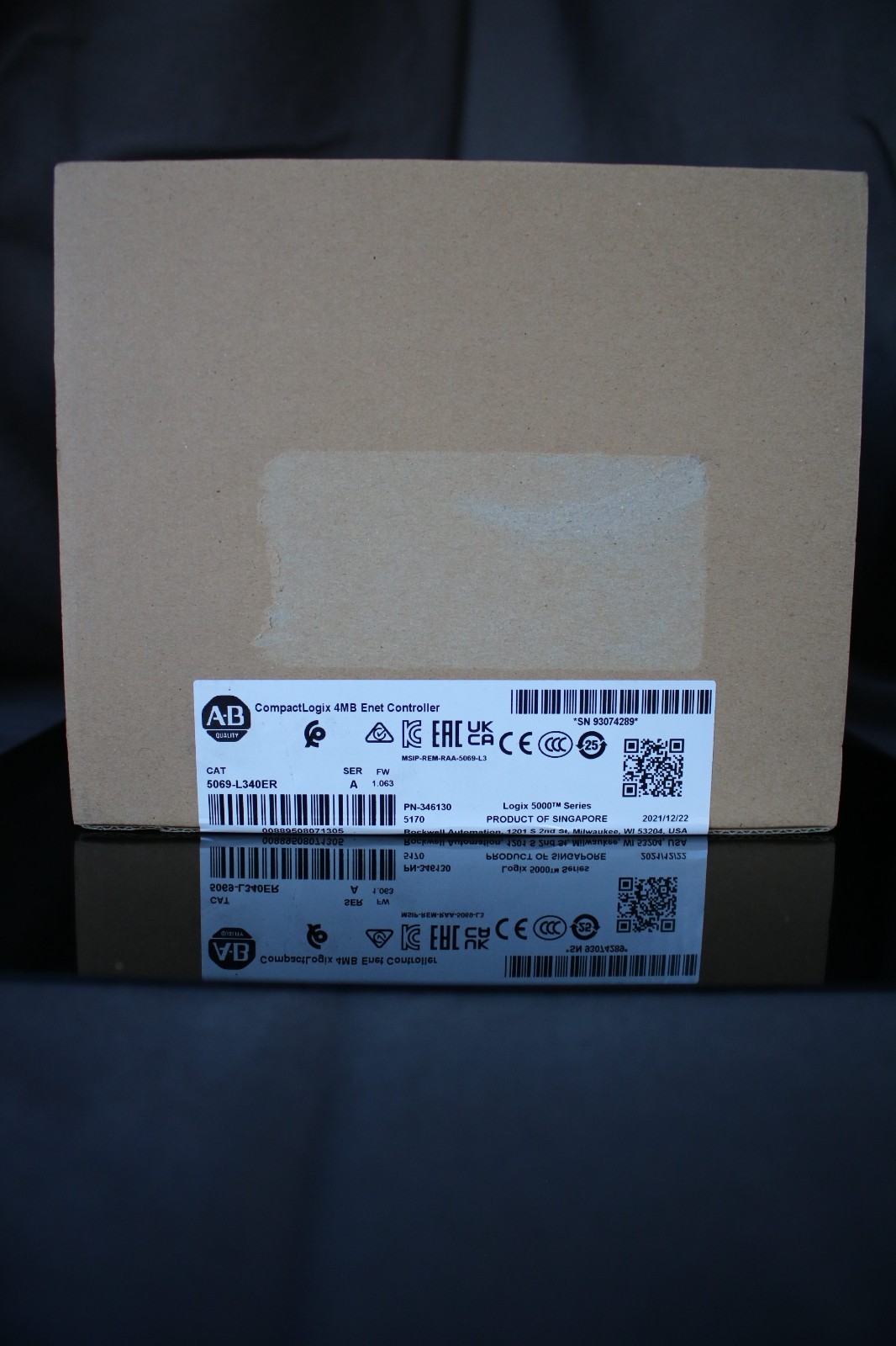Allen-Bradley CompactLogix 5380 Controller 5069-L340ER 4MB