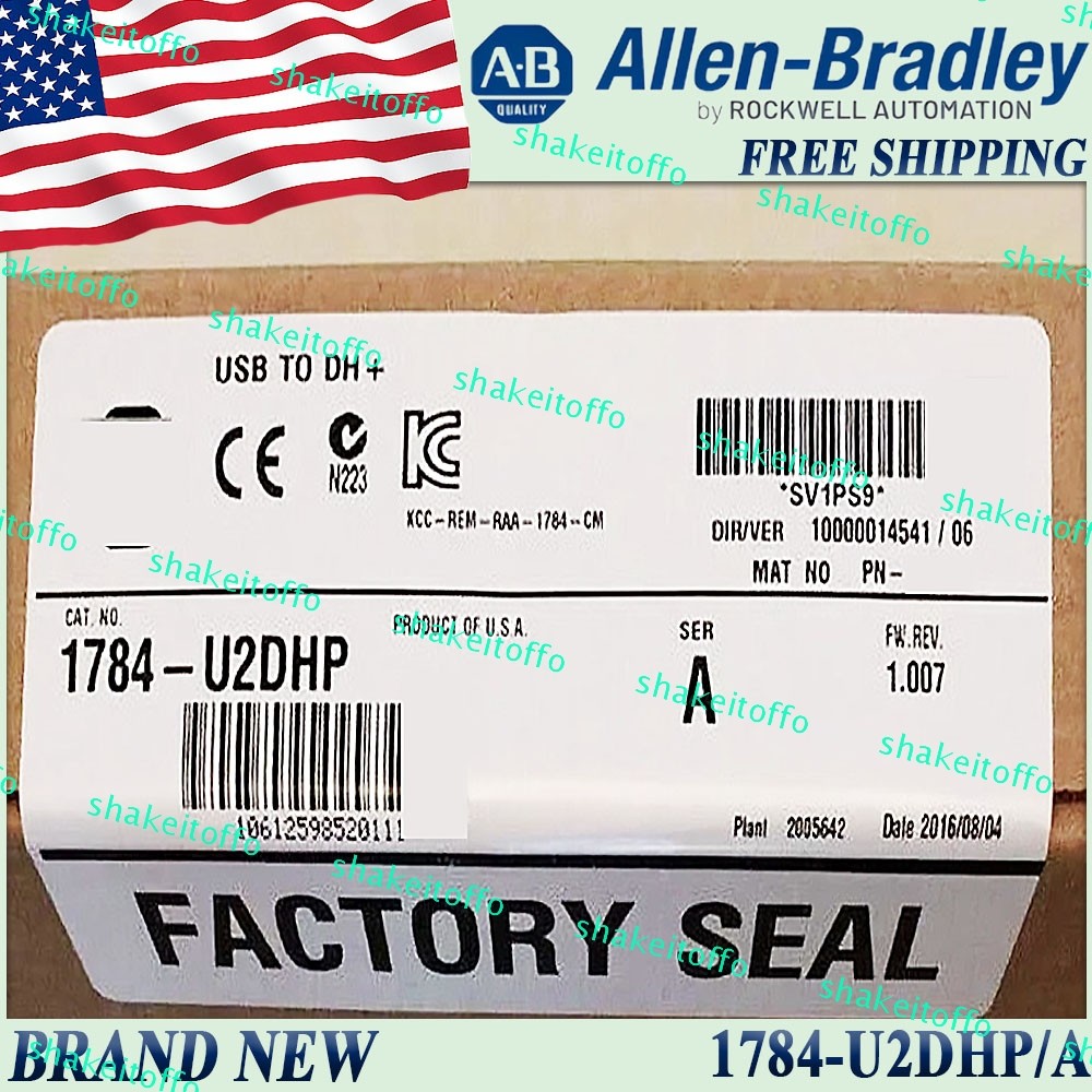 New Sealed AB 1784-U2DHP/A USB to Data Highway Plus Adapter US 1784U2DHP serA